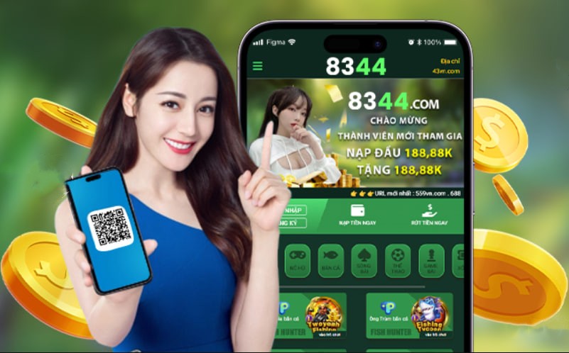 Hình ảnh quảng cáo của coca88 hiển thị nền tảng và các lợi ích